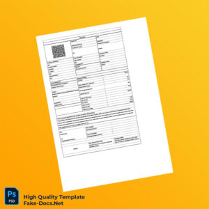 India Redbus Invoice Template in Word and PDF formats