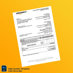 India Rekha Traders Invoice Template in Word and PDF formats