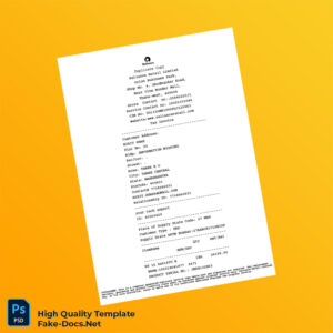 India Reliance Retail Limited Tax Invoice Template in Word and PDF formats 3 page