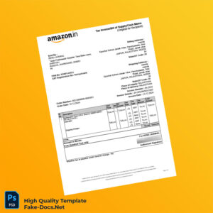 India Renu Jaiswal Invoice Template in Word and PDF formats