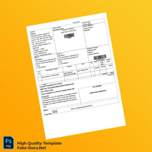 India Robinsons Global Logistics Pvt Ltd Invoice Template in Word and PDF formats