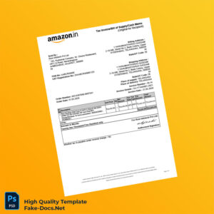 India Rom Infotech Pvt Ltd Tax Invoice Template in Word and PDF formats
