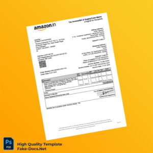 India Romino Enterprise Invoice Template in Word and PDF formats