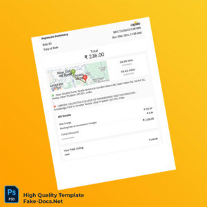 India Roppen Transportation Services Private Limited Tax Invoice Template in Word and PDF formats 3 page