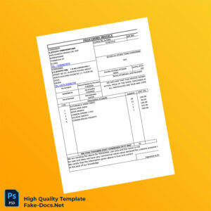 India S Cube Exports Proforma Invoice Template in Word and PDF formats 6 page