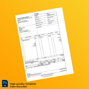 India SABBIR FURNITURE Sale Invoice Template in Word and PDF formats 2 page