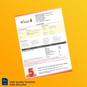 India SRI MAYI GAS AGENCY Tax Invoice Template in Word and PDF formats 2 page