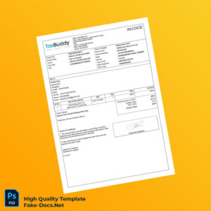 India SSBA Innovations Pvt Ltd Invoice Template in Word and PDF formats