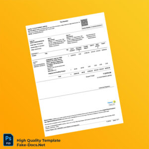 India SV Electronics Limited Tax Invoice Template in Word and PDF formats 3 page India SV Electronics Limited Tax Invoice Template in Word and PDF formats 3 page