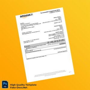 India Sai Electrical Electronic Tax Invoice Template in Word and PDF formats