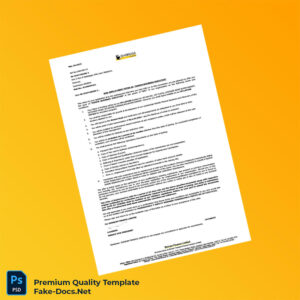 India Shriram Finance Limited Employment Offer Letter Template (Word & PDF) 2 page