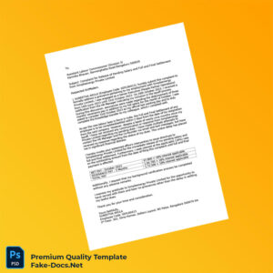 India Simpleenergy Private Limited Employment Verification Letter Template (Word & PDF) 2 page