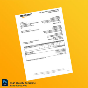 India Sonu s Book World Invoice Template in Word and PDF formats