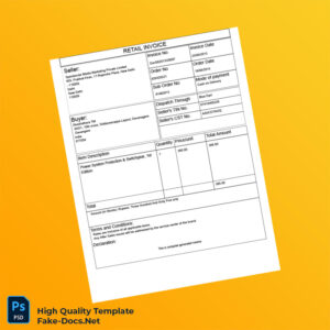 India Spectacular Media Marketing Private Limited Invoice Template in Word and PDF formats