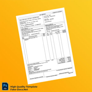 India Sri Balaji Offset Printers Invoice Template in Word and PDF formats 3 page