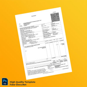 India Supremeway Exim LLP Tax Invoice Template in Word and PDF formats India Supremeway Exim LLP Tax Invoice Template in Word and PDF formats