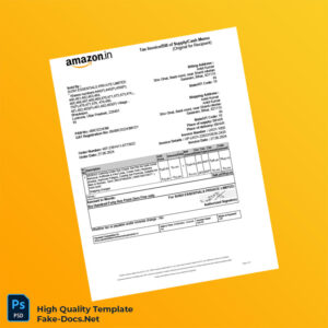 India Sush Essentials Private Limited Tax Invoice Template in Word and PDF formats India Sush Essentials Private Limited Tax Invoice Template in Word and PDF formats