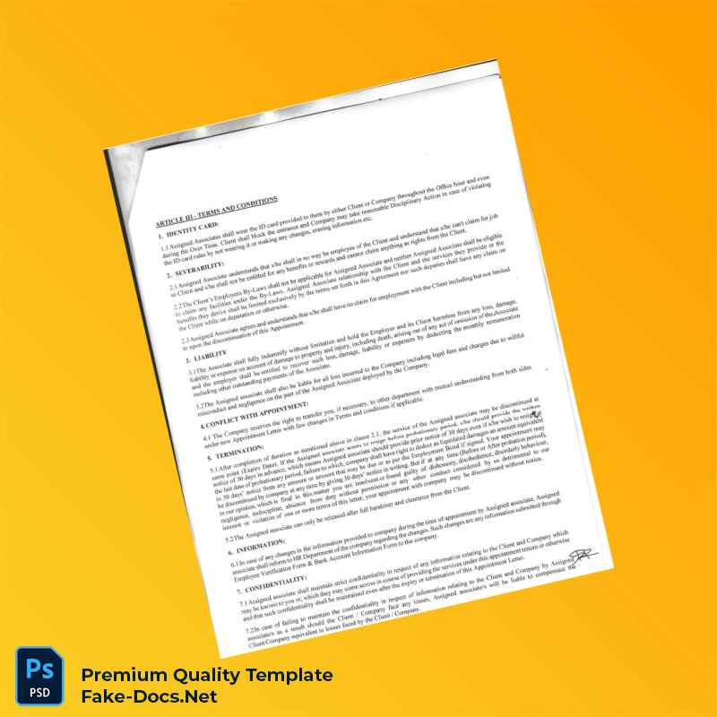 India Suvidha Sewa Pvt Ltd Employment Verification Letter Template (Word & PDF) 6 page India Suvidha Sewa Pvt Ltd Employment Verification Letter Template (Word & PDF) 6 page