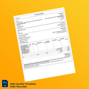 India Sweet King India LLP Invoice Template in Word and PDF formats India Sweet King India LLP Invoice Template in Word and PDF formats