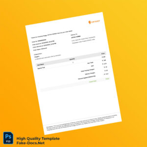 India Swiggy Invoice Template in Word and PDF formats 2 page India Swiggy Invoice Template in Word and PDF formats 2 page
