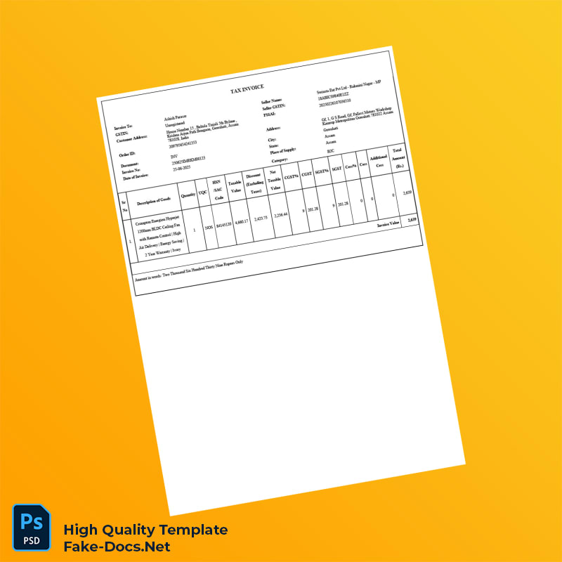 India Swinsta Ent Pvt Ltd Invoice Template in Word and PDF formats India Swiggy Limited Tax Invoice Template in Word and PDF for 2 page India Swinsta Ent Pvt Ltd Invoice Template in Word and PDF formats India Swiggy Limited Tax Invoice Template in Word and PDF for 2 page