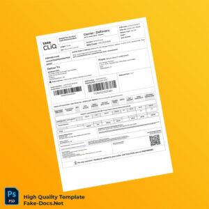 India Tata Unistore Limited Tax Invoice Template in Word and PDF formats 2 page