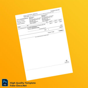 India Tekify Global Tax Invoice Template in Word and PDF formats