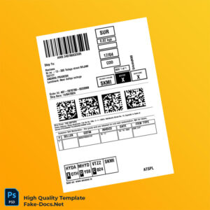 India The Giftery Tax Invoice Template in Word and PDF formats 2 page