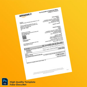 India Theryco Healthcare Solutions Pvt Ltd Tax Invoice Template in Word and PDF formats