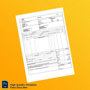 India Toprun Automotive Invoice Template in Word and PDF formats 6 page