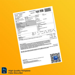 India Tresor Systems Private Limited Invoice Template in Word and PDF formats