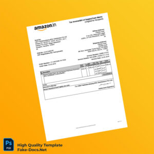 India UBS Publishers Distributors Pvt Ltd Tax Invoice Template in Word and PDF formats