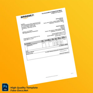 India UBS Publishers Tax Invoice Template in Word and PDF formats