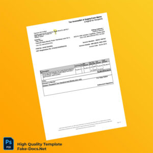 India Vijay Sales Invoice Template in Word and PDF formats