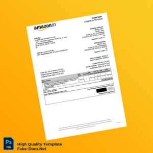 India Vinayak Etail Solutions Pvt Ltd Credit Note Template in Word and PDF formats