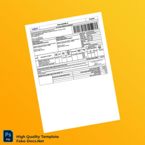 India Wakefit Innovations Pvt Ltd Invoice Template in Word and PDF formats