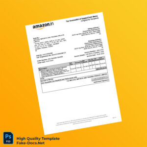 India Wecool Imports And Trading Private Limited Invoice Template in Word and PDF formats