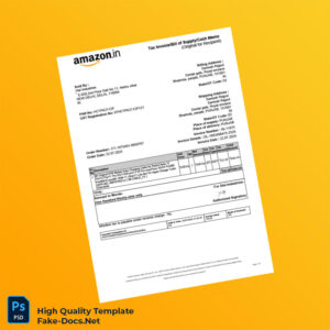 India Xtal Industries Invoice Template in Word and PDF formats 2 page