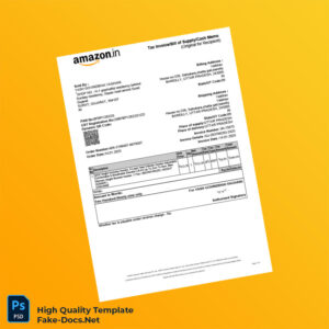 India Yash Govindbhai Vaghani Tax Invoice Template in Word and PDF formats