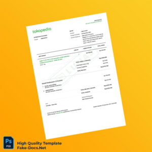 Indonesia ArmyApple Invoice Template in Word and PDF formats