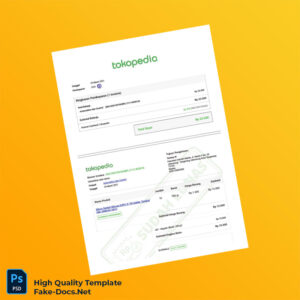 Indonesia Automation dan Control Invoice Template in Word and PDF formats 2 page