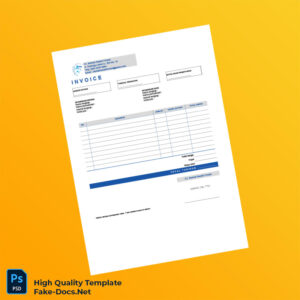 Indonesia Berkah Rezeki Frozen Invoice Template in Word and PDF formats