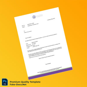 Indonesia Binaul Ummah Lembang Foundation Employment Verification Letter Template (Word & PDF)