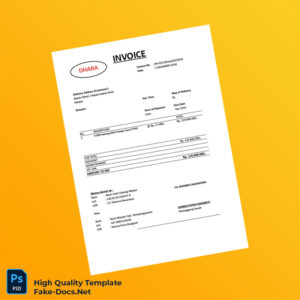 Indonesia CV Dharma Nusantara Invoice Template in Word and PDF formats