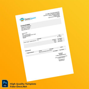 Indonesia CV Mitra Teknologi Invoice Template in Word and PDF formats 2 page