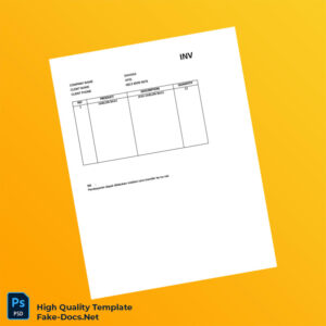 Indonesia DAHAGA Invoice Template in Word and PDF formats 2 page