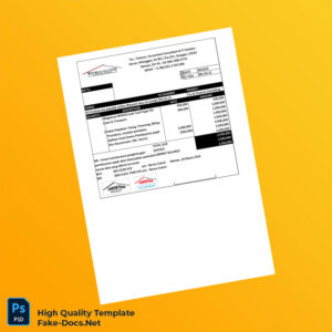 Indonesia Debencan House Invoice Template in Word and PDF formats 2 page