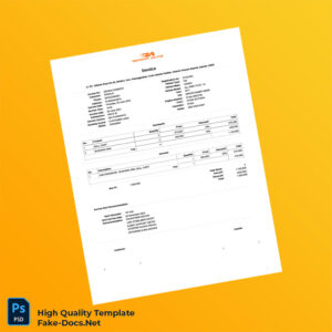 Indonesia Honda Invoice Template in Word and PDF formats
