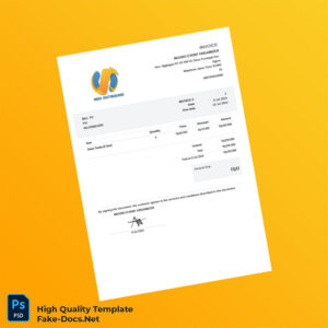 Indonesia Ngoro Event Organizer Invoice Template in Word and PDF formats