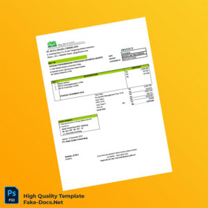 Indonesia PT Duta Graha Cemerlang Invoice Template in Word and PDF formats 6 page